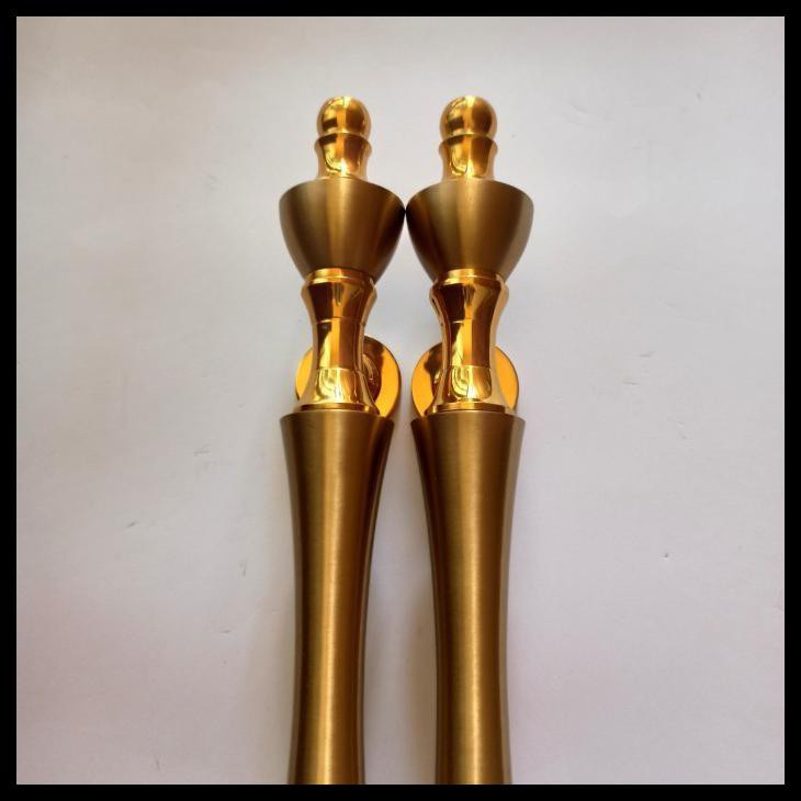 HANDLE PINTU KUNINGAN 35CM GOLD