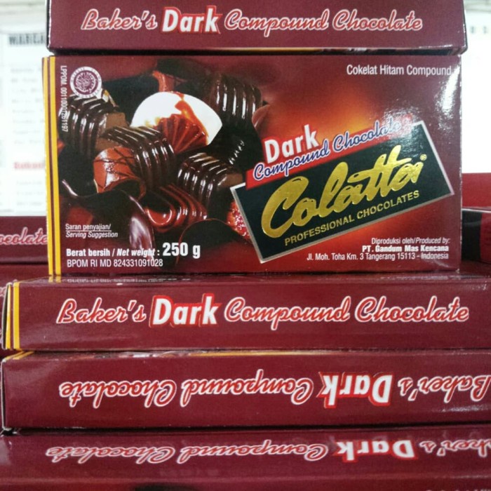 

Coklat Blok Colatta Compound Dark 250gr