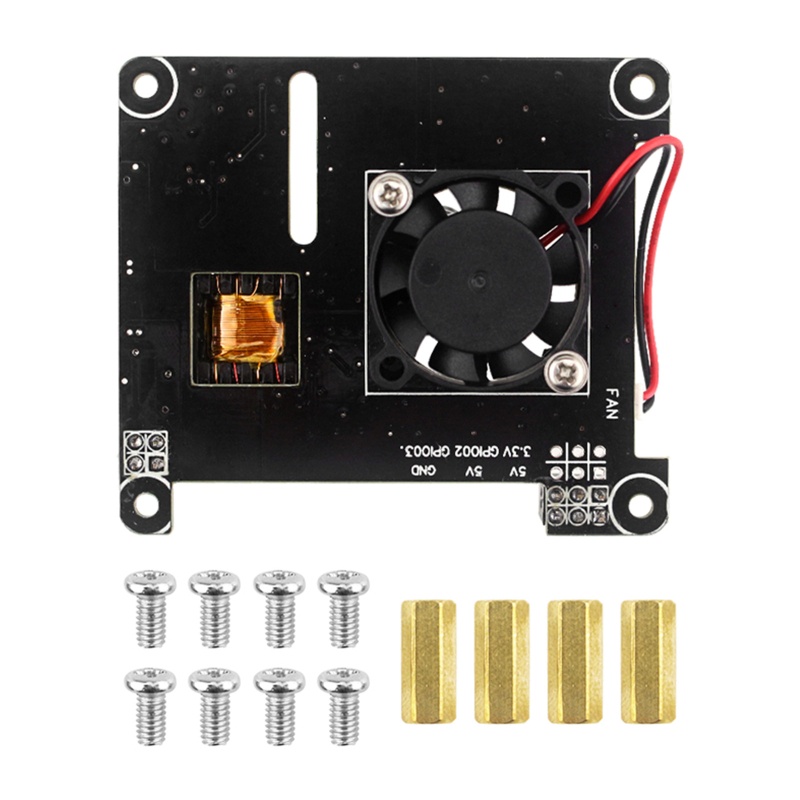 Modul btsg Ethernet POE IEEE802.3AF 5V 2A Gigabit Untuk Raspberry Pi 3b+/ 4b