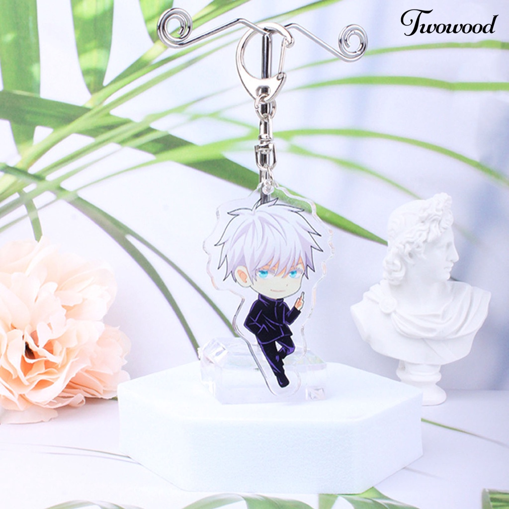 Twowood Gantungan Kunci Karakter Anime Portable Tahan Lama