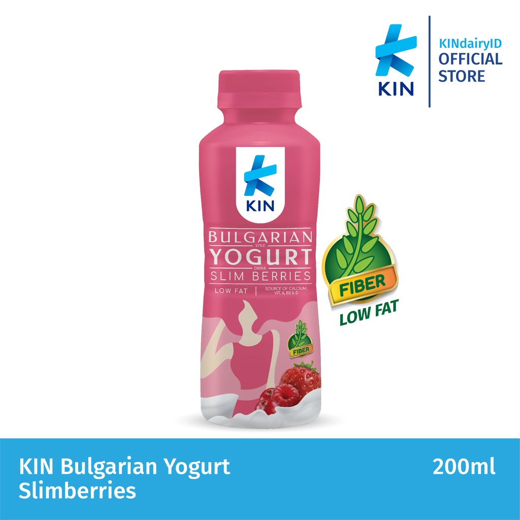 KIN Bulgarian Yogurt Slimberries 200ml