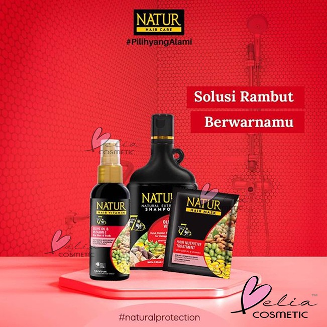 ❤ BELIA ❤ NATUR Hair Care Series | Shampoo, Conditioner, Hair Tonic, Hair Recovery Serum