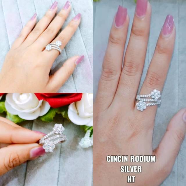 Cincin silver,awet,tahan lama ,tidak berkarat