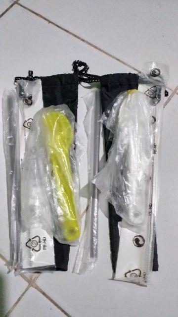 Eco Straw N Cutlery Ori Tuppy (warna Random)