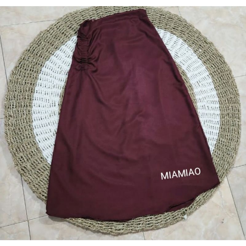 EIDEL SKIRT. ROK SHAKILA SERUT PREMIUM. ROK WANITA BAHAN SHAKILA PREMIUM FIT TO XL-ROK SERUT MARON