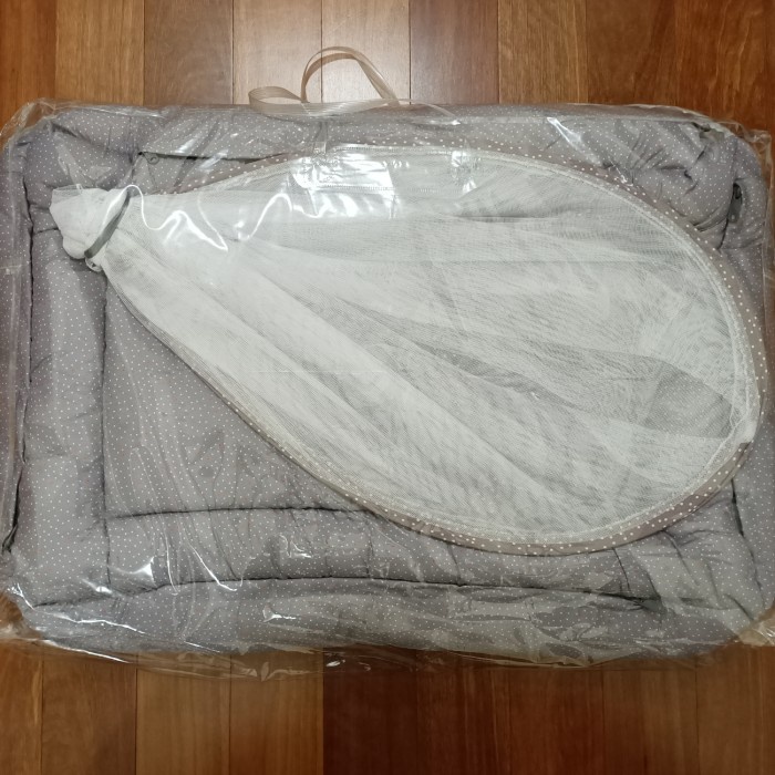 bayi kelambu  kasur serut kotak omiland oyk 1142 dengan kelambu kojong panda series  kelambu bayi 