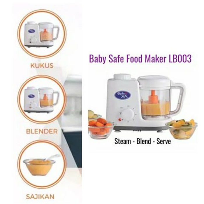 Babysafe Baby Food Machine Steam &amp; Blend