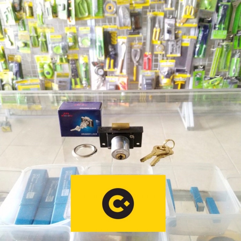 DRAWER LOCK MODEL 808 RRT KUNCI LACI LEMARI PINTU MEJA GEMBOK BESI CMart