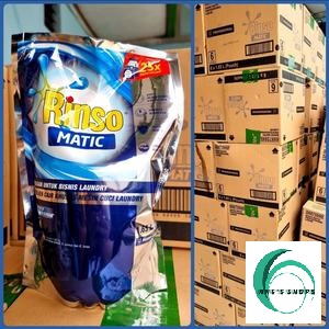 Rinso Matic Detergen Deterjen Sabun Cair Liquid Mesin Cuci Pintu Buka Depan Atas Ongkir Termurah