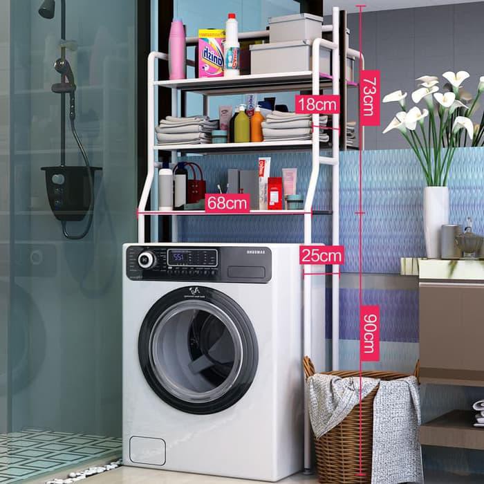 Rak mesin cuci Organizer Rak Deterjen Rak Handuk
