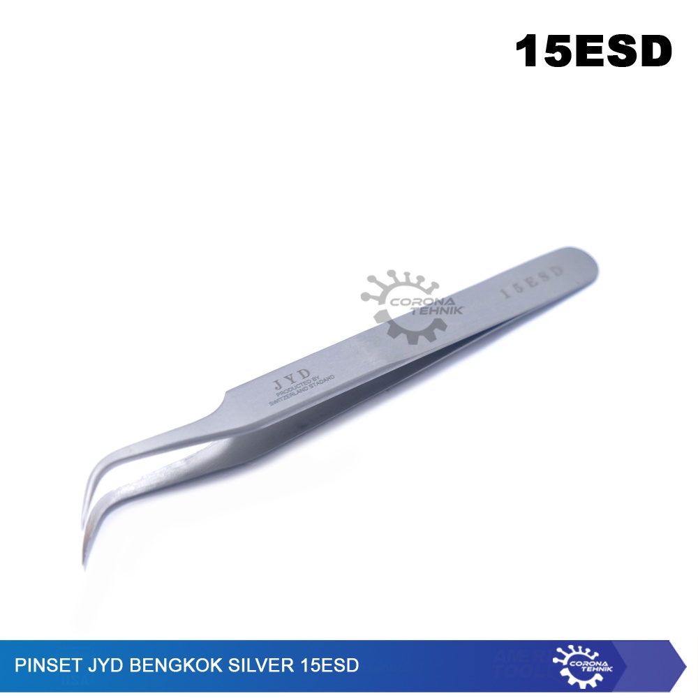 15ESD - Pinset JYD Bengkok Silver