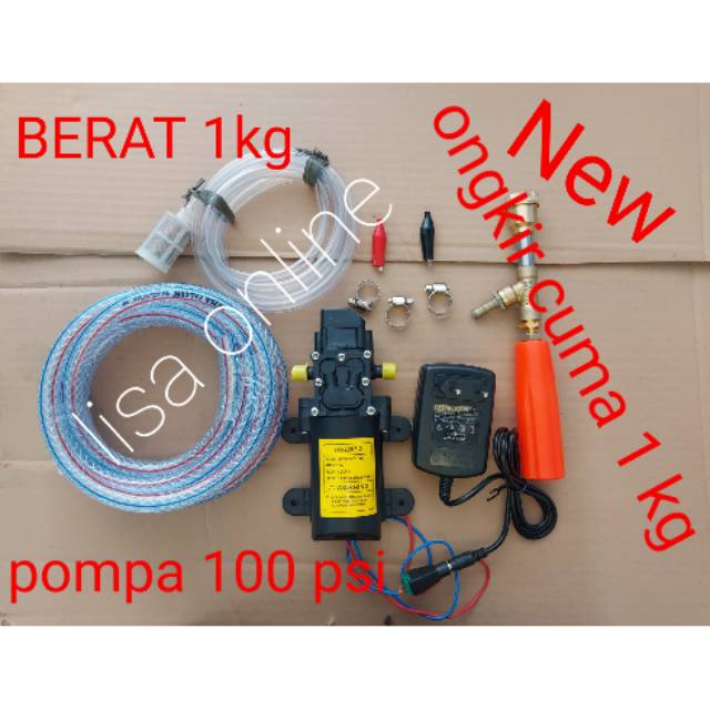 Steam dc cuci ac cuci motor pompa mini 100psi