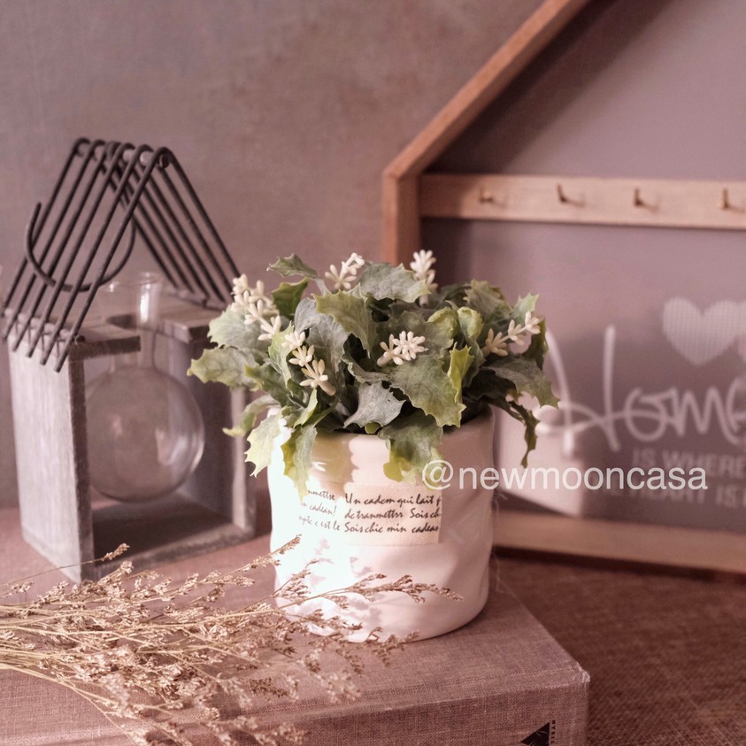 Bunga Plastik Artificial Vas Keramik Pot vase Hiasan Bunga Plastik Artificial Vas Keramik Pot vase Hiasan