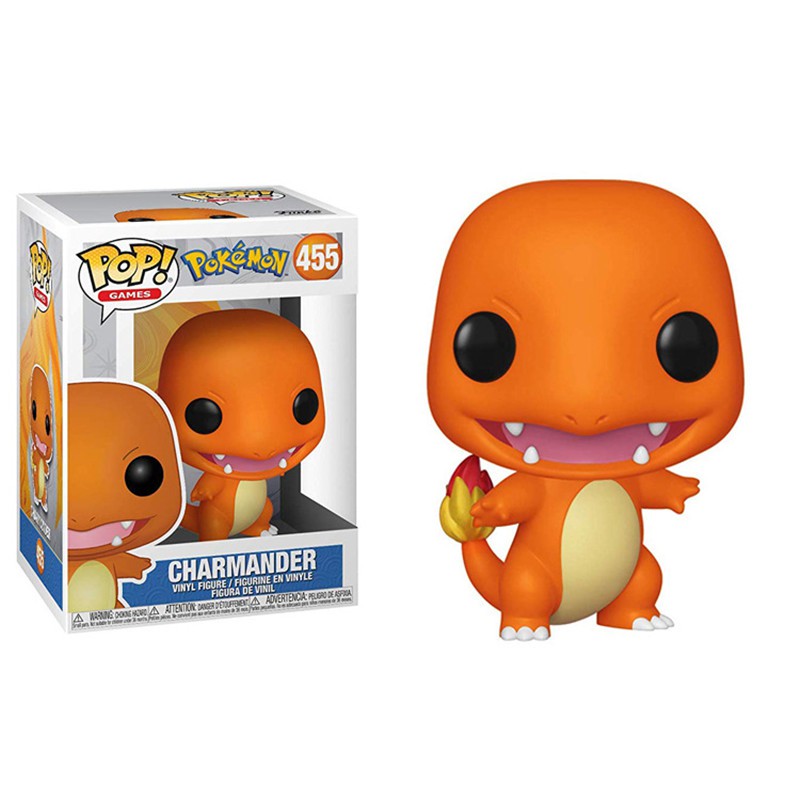 1pc Mainan Action Figure FUNKO POP Anime Pokemon Bulbasaur Charmander Pikachu Bahan PVC Untuk Hadiah