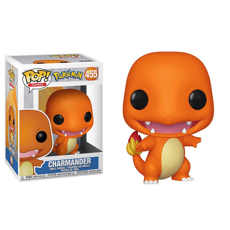 1pc Mainan Action Figure FUNKO POP Anime Pokemon Bulbasaur Charmander Pikachu Bahan PVC Untuk Hadiah