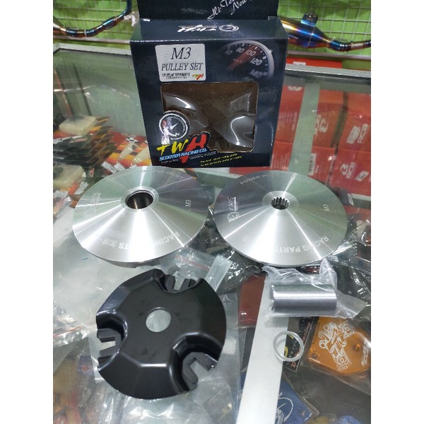 RUMAH ROLLER CVT PULLEY TWH YAMAHA MIO M3 / FINO 125 / MIO Z125 - PULI PULLEY .NOT KAWAHARA TDR SPS