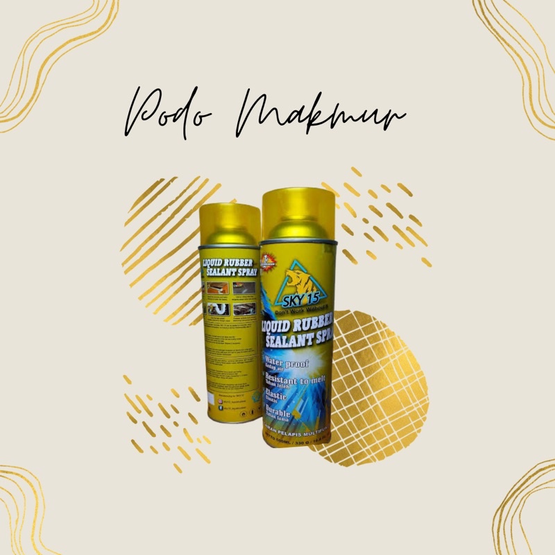 SKY15 Lem Sealant Spray - Liquid Rubber Sealant Spray - Lem Sealant Semprot