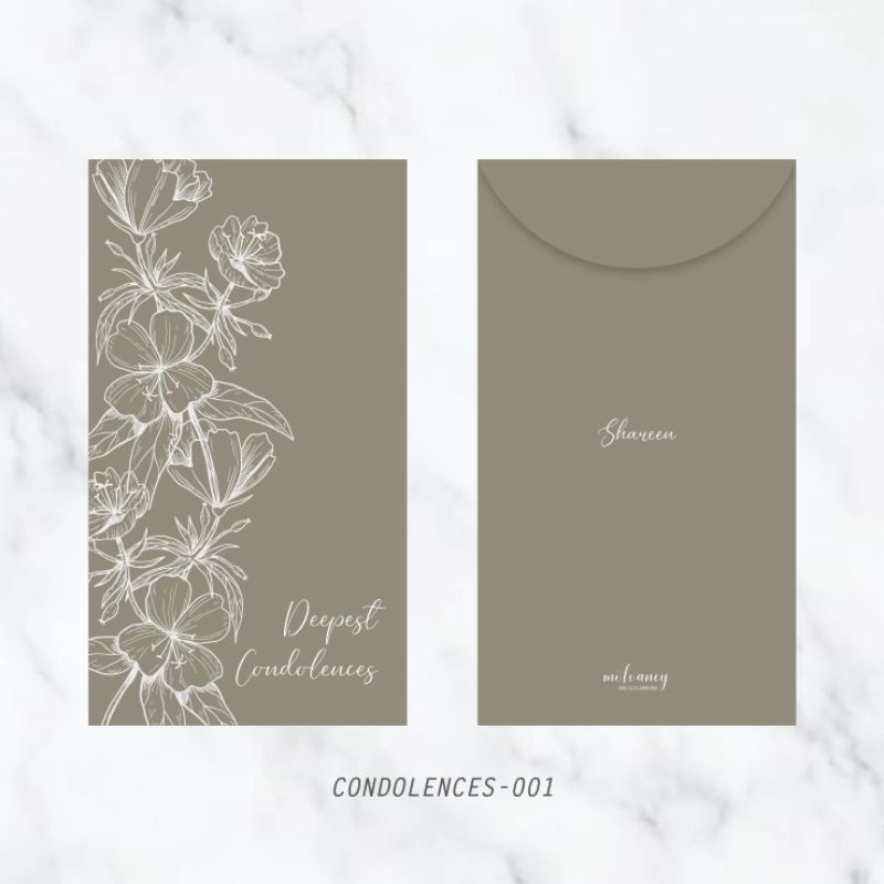 

Pepao Condolences / Amplop Turut Berdukacita