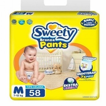 SWEETY Bronze Pants Popok Celana M58 / M 58