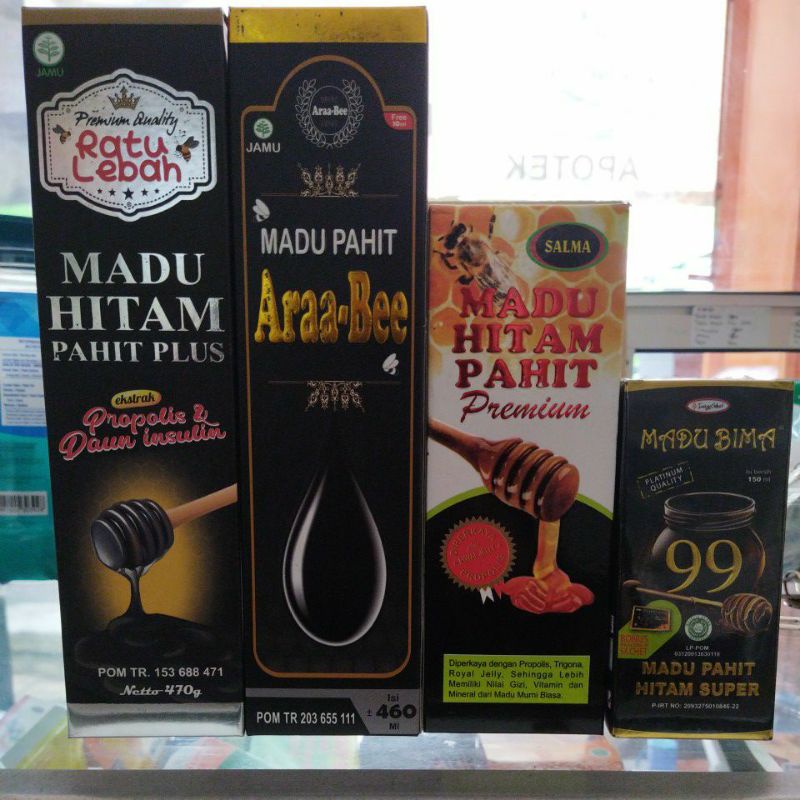 

Madu hitam pahit premium