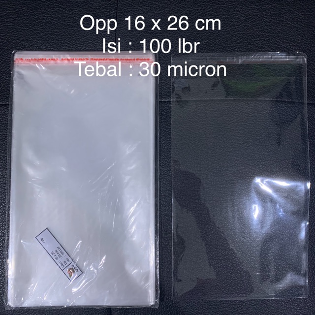 

Plastik opp lem tebal 03 16x26 16 x 26 seal 100 lembar pcs kaca 30 micron undangan bening murah