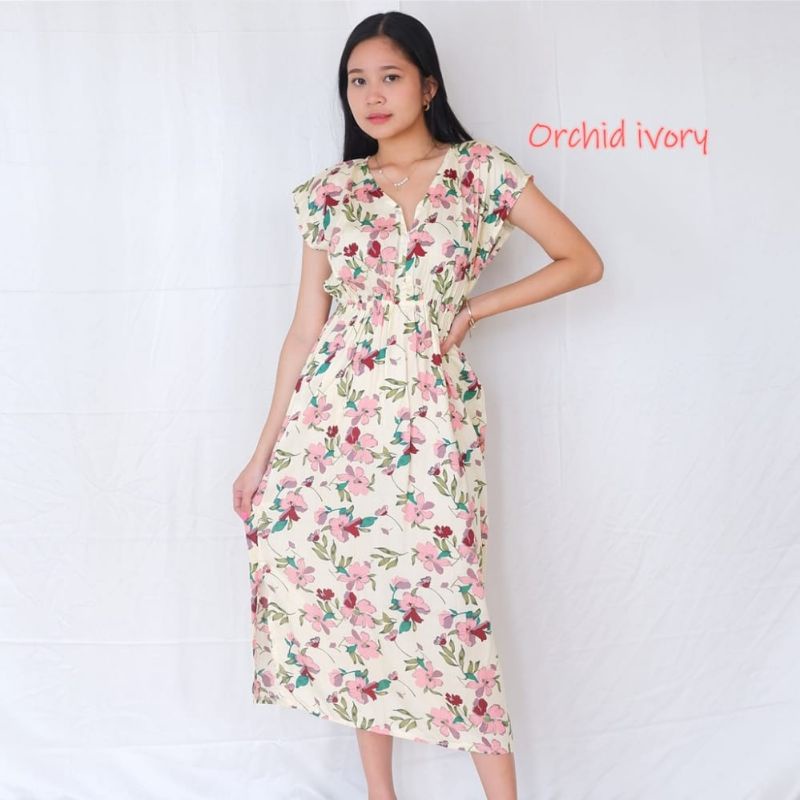 BAJU TIDUR DRESS DASTER BUSUI MENYUSUI HAVANA BAHAN ADEM LONGGAR MURAH