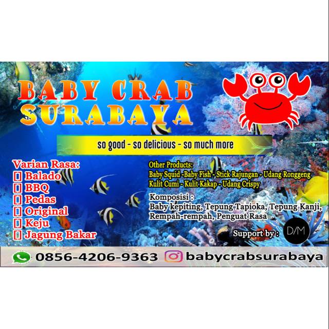

Snack baby crab