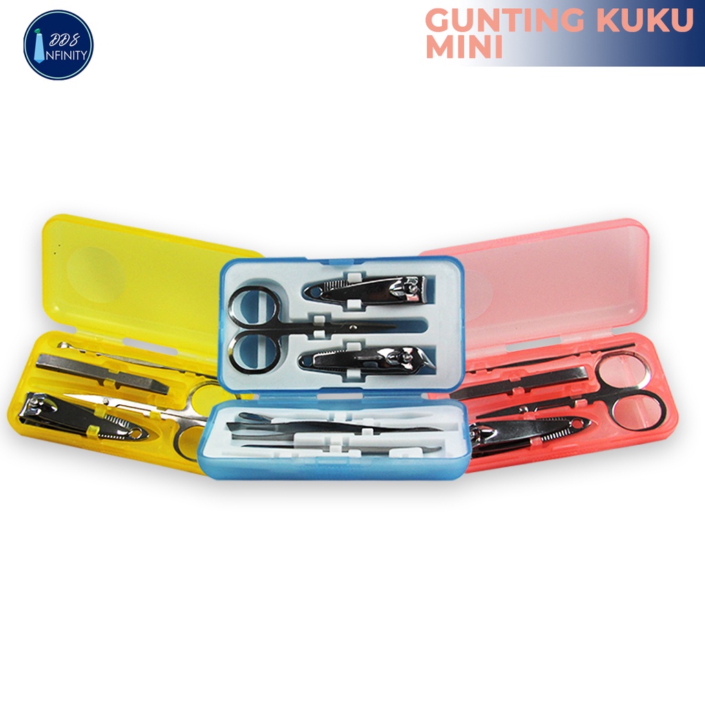 gunting kuku set alat manicure pedicure set perawatan kuku