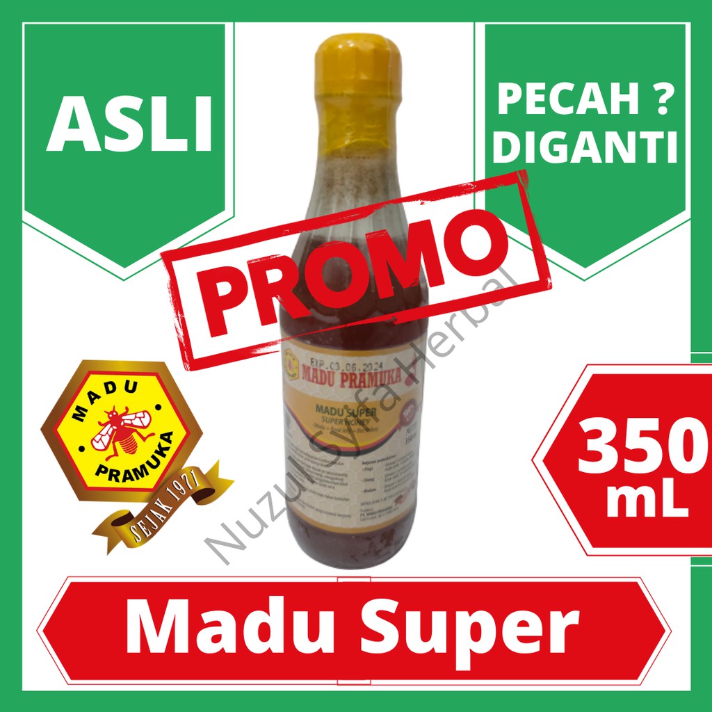 

MADU PRAMUKA ASLI Madu Super Madu Pramuka Super 350 ml