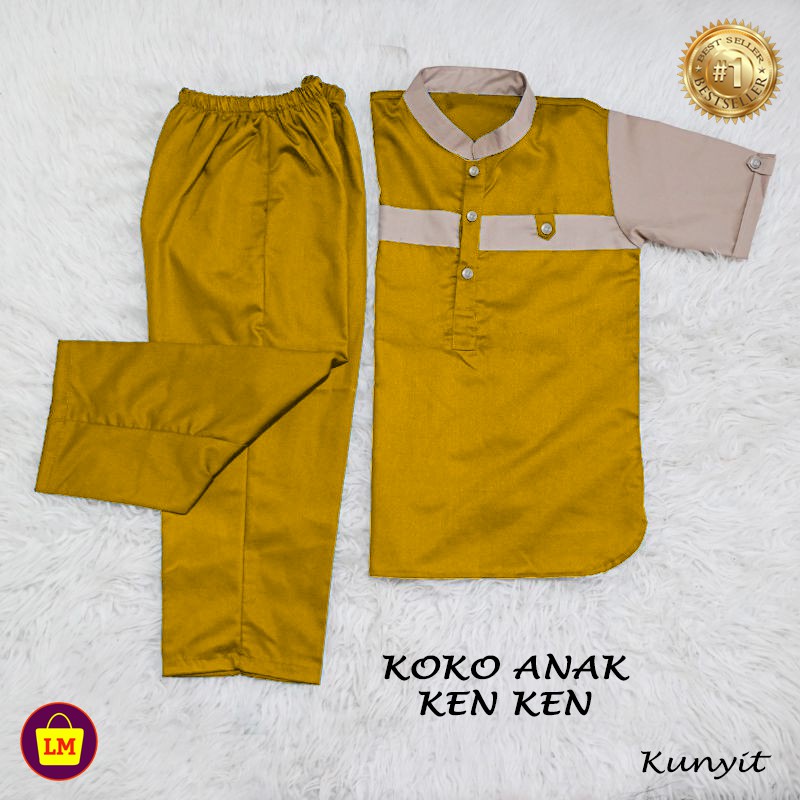 Setelan Pakaian Baju Koko Anak Terbaru 2021 KOKO ANAK KEN KEN TERMURAH TERLARIS LMS 22341 - 22347