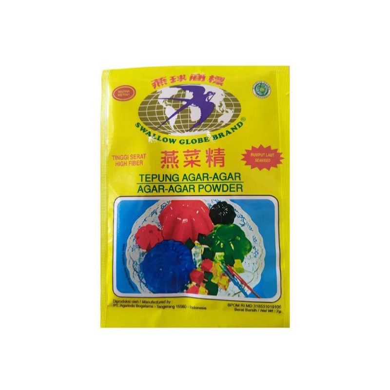 

Swallow Globe Agar Agar Powder Merah 7G