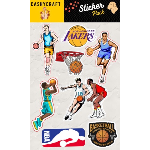 

Sticker Sheet Basketball/Sticker Deco/Sticker HP Laptop