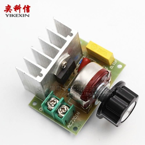 MOTOR SPEED Controller Lampu Dimmer 220V 4KW 4000W TRIAC SCR HEATER