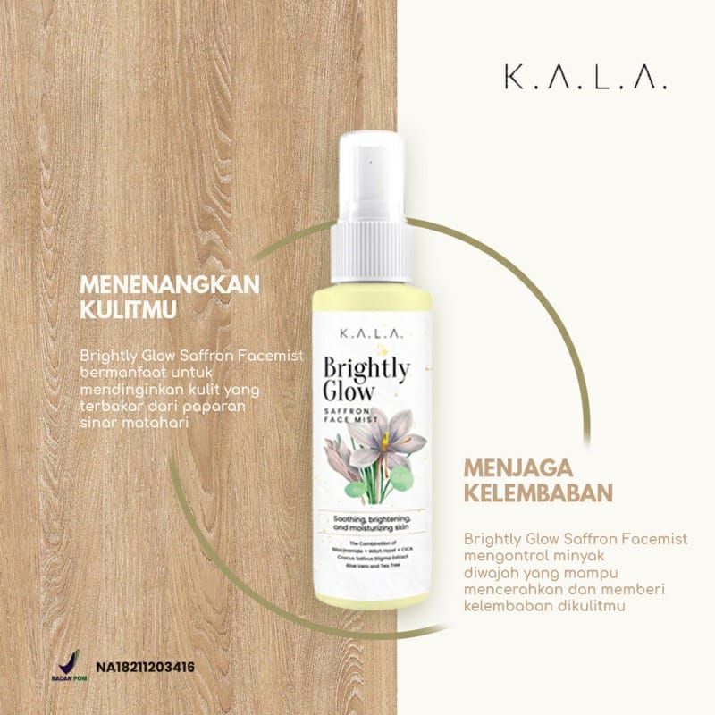 [BPOM] KALA Face Mist Saffron with Niacinamide