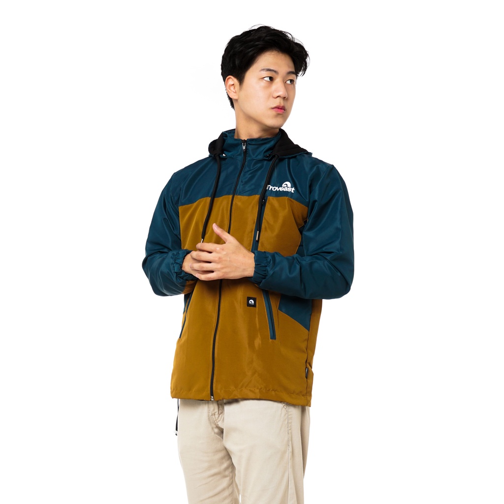 Troveast  Jaket Outdoor Waterproof-Petrol XL