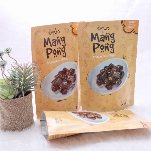 

MANGPONG CRUNCHY CHOCO BITES, BROKER aka BROWNIES KERING CEMILAN KEKINIAN, SEHAT DAN ENAK BANGETZ!