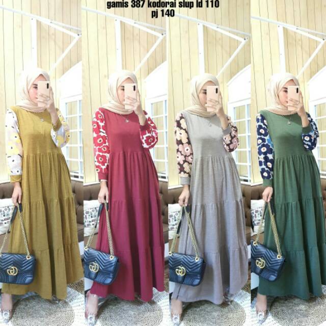 Gamis kaos 387 codoray slup