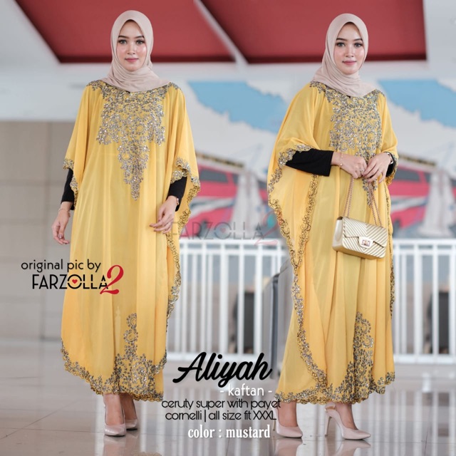 Kaftan gamis Aliyah Original Farzolla2