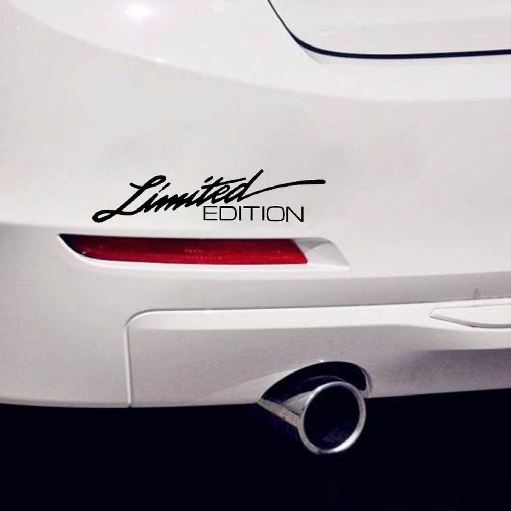 TOP 16*3.8cm Stiker Mobil Huruf Keren Kreatif Jendela Vinyl