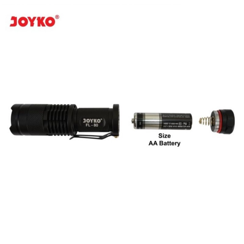 LED Flashlight FL80 / Senter LED Joyko FL 80 ORIGINAL