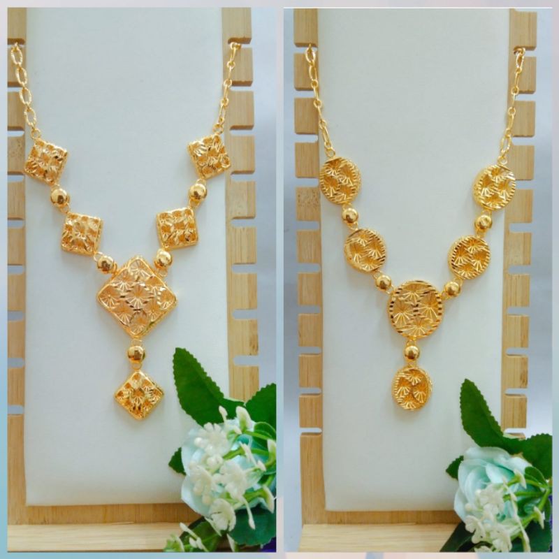 kalung xuping wanita dewasa berlapis emas uk 45cm 93p