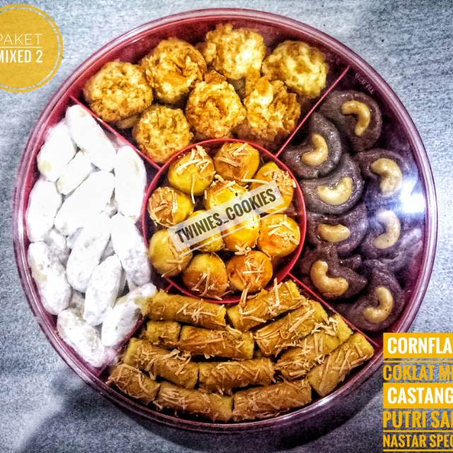 

PAKET NASTAR PUTRI SALJU / PAKET COOKIES LEBARAN / COOKIES LEBARAN