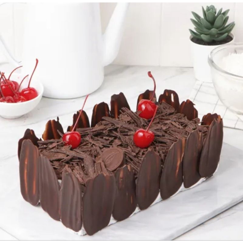 

black forest 20x10 dapur cokelat ori