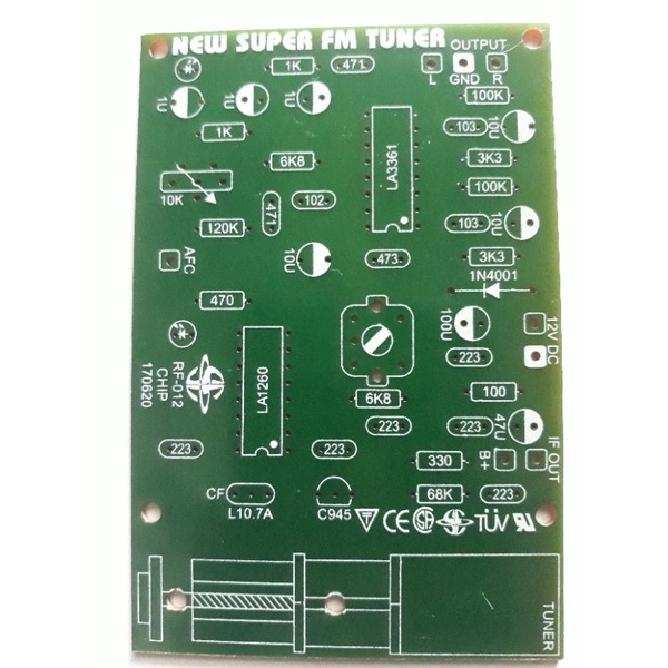 Pcb Radio FM super tuner FM RF 012P