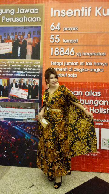 Maxi Cape Batik Sogan