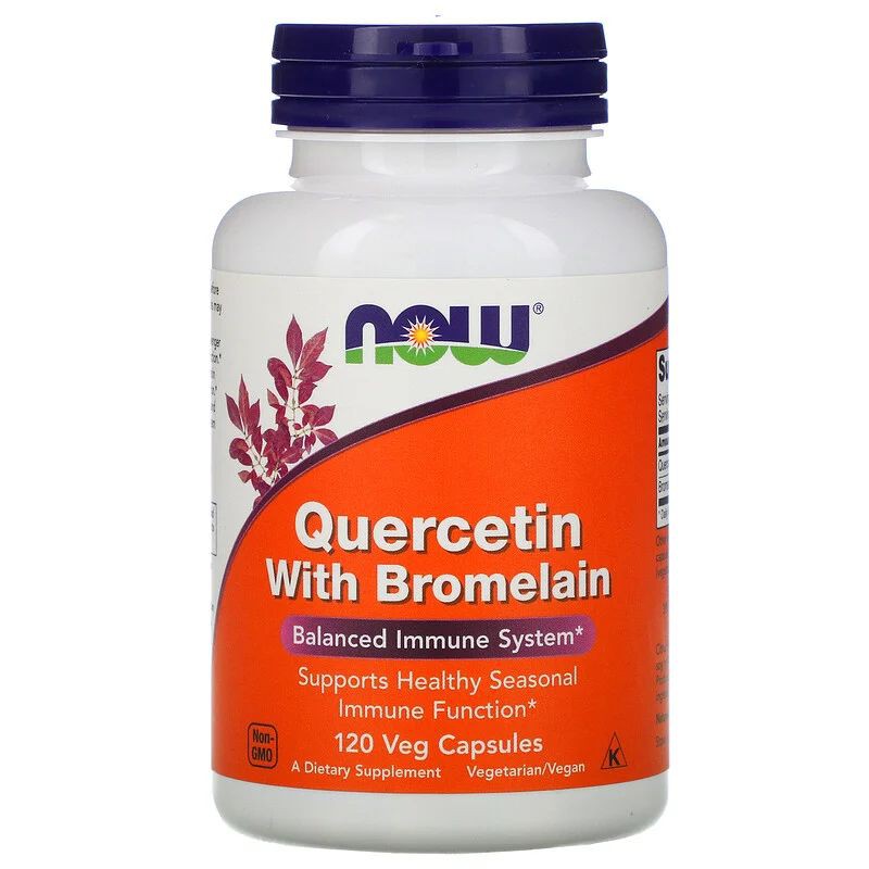 Quercetin Bromelain, Now Foods | Suplemen Imun Quersetin Bromellain