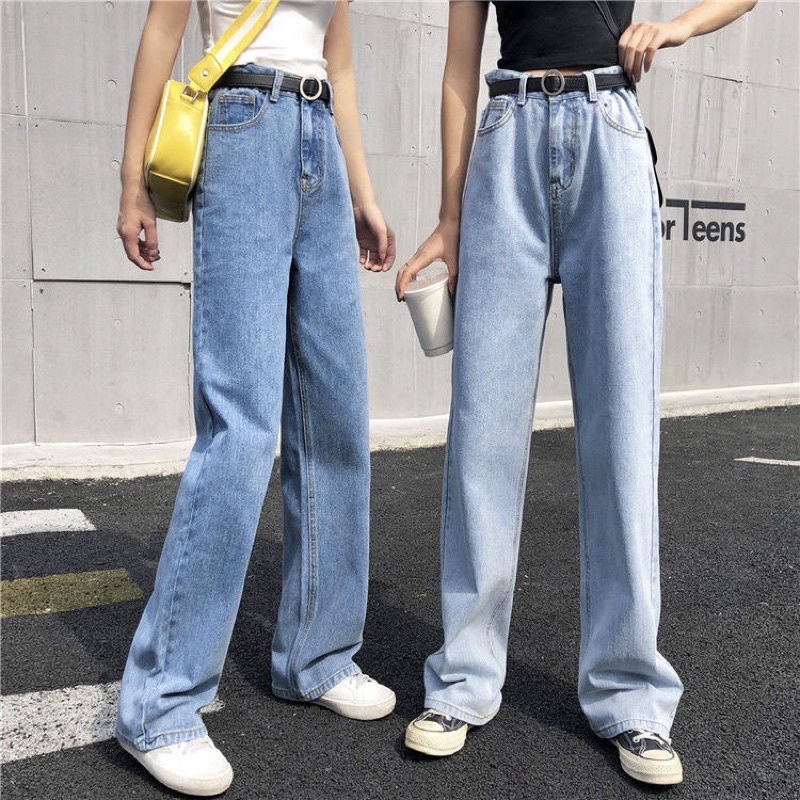 JEANS HIGHWAIST IMPORT CELANA PANTS WANITA CEWEK CULLOTE HW BAGGY DENIM MX842