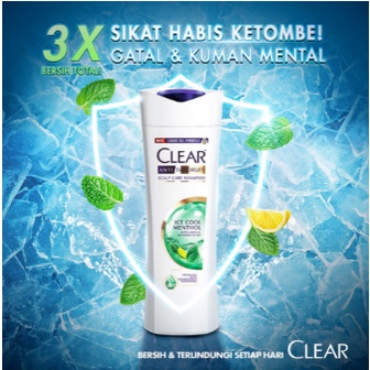 CLEAR  ICE COOL MENTHOL SHAMPOO 70 ML,160ML