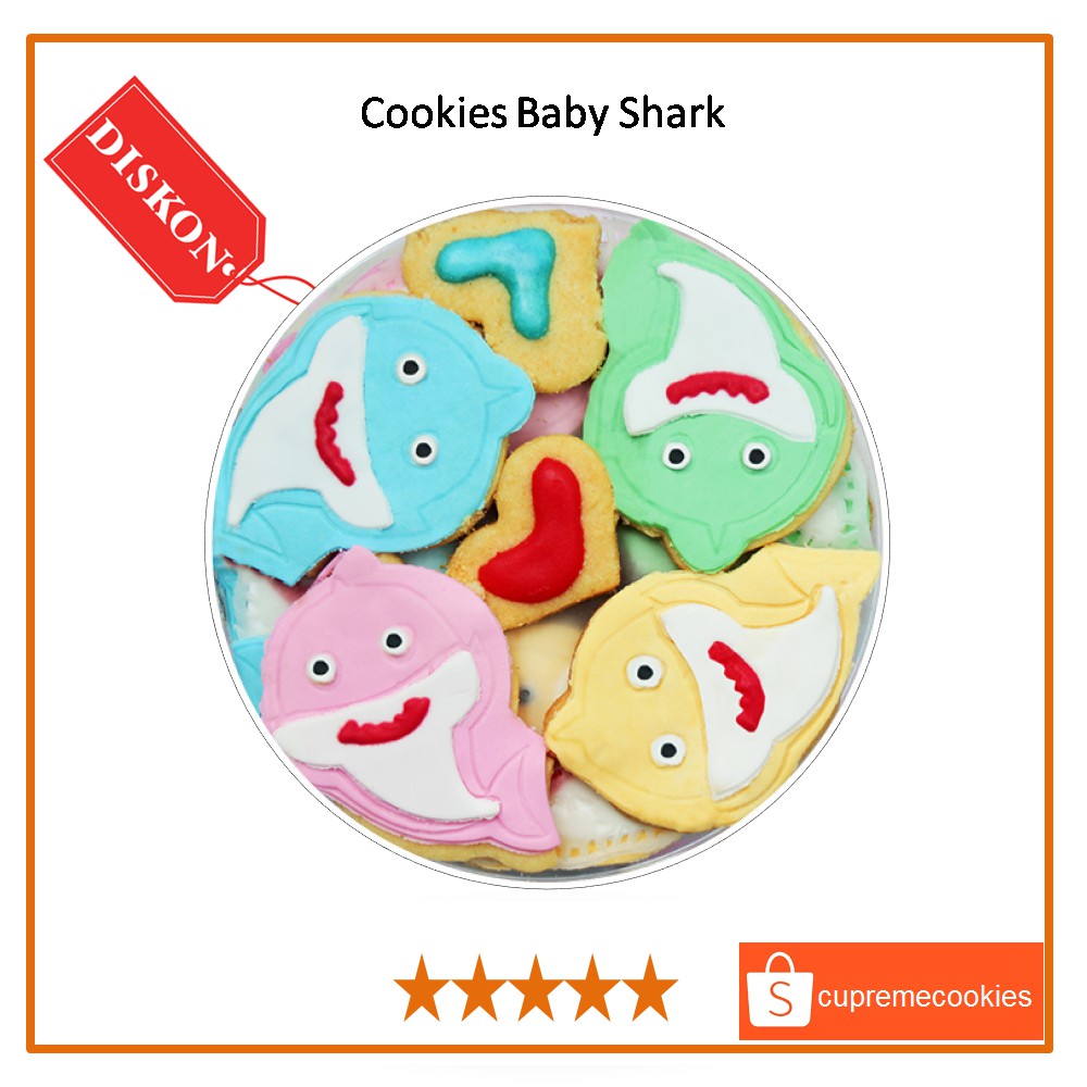 

Kue Kering Karakter Cookies Baby Shark | Cupreme Cookies