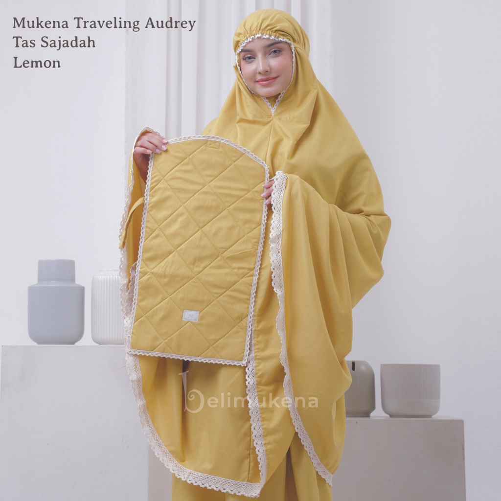 Mukena Dewasa Katun Mikro Tas Sajadah Audrey